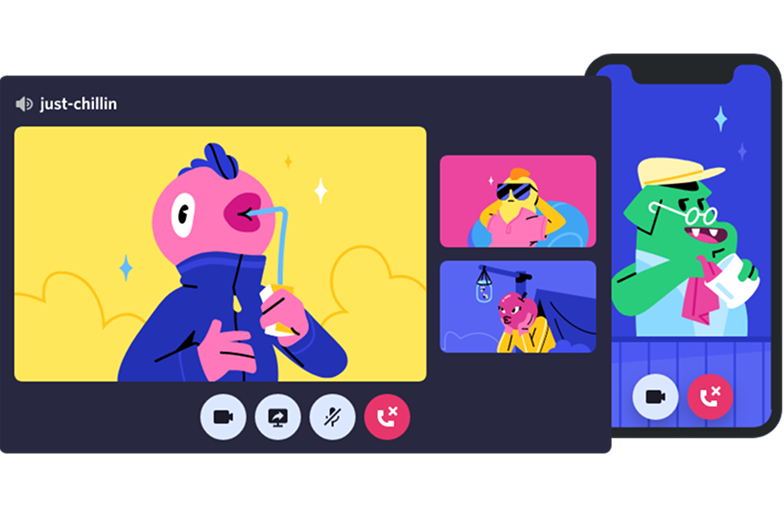 Chamadas de vídeo no Discord